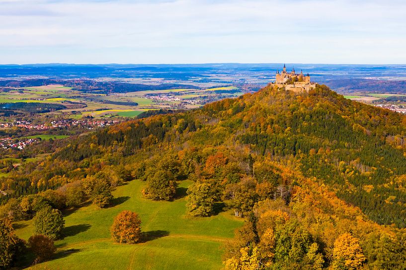 Hohenzollern Castle on the Swabian Alb by Werner Dieterich