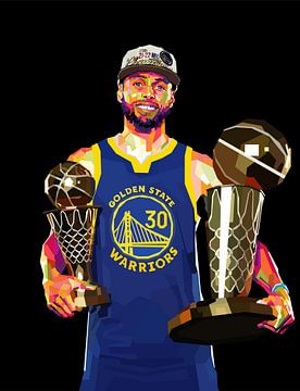 Stephen Curry MVP Finale WPAP van Awang WPAP Pop Art