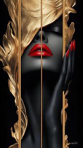 gold - schwarz - rot