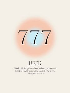 777 Luck van Bohomadic Studio