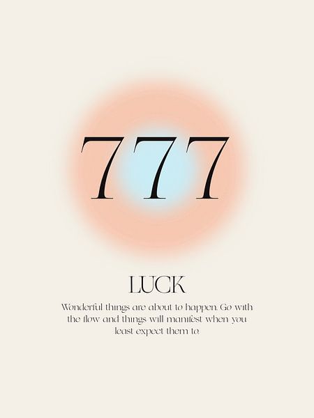 777 Luck by Bohomadic Studio