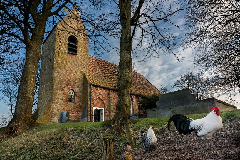 Kirche auf dem Hügel von Bo Scheeringa Photography