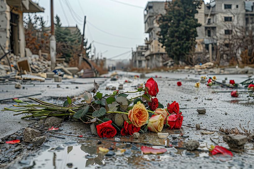 bouquet for hope in dark days by Egon Zitter