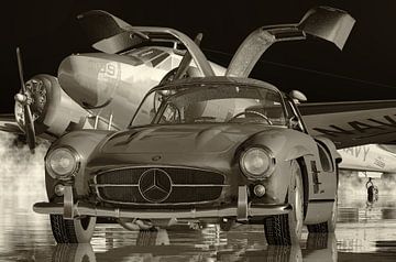 Conception d'une Mercedes 300S Gullwing