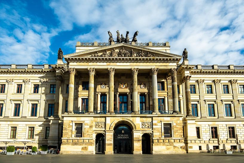 Gevel van het Residence Palace in Braunschweig, van Dieter Walther