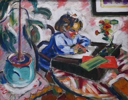 Klein schoolmeisje, Henri Victor Gabriel Le Fauconnier
