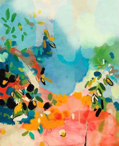 Garden with lake view