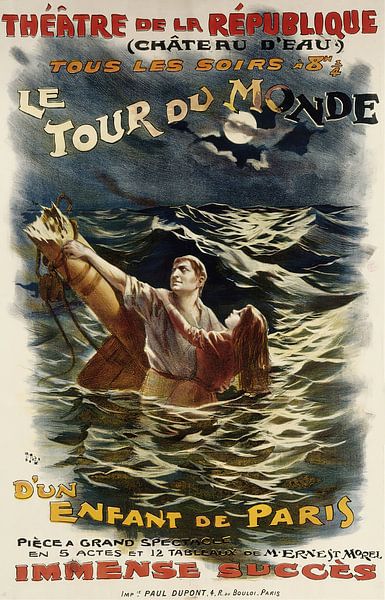 Jean de Paleologue - Le Tour Du Monde D’un Enfant De Paris (1894) von Peter Balan