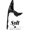Sylt | Landkarten-Design | Insel Silhouette | Schwarz-Weiß von ViaMapia