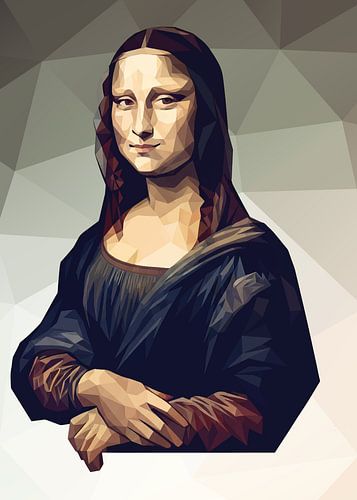 Mona Lisa Lowpoly