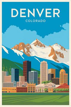 Denver, Colorado van Poster Art Shop