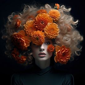 Orange Blossom Crown by Ingeborg Lukkien