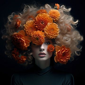 Orange Blossom Crown