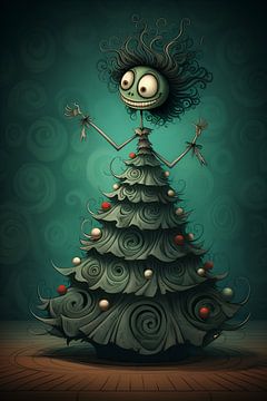 Dansende kerstboom van Heike Hultsch