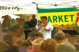 Pan Pipes auf dem Markt von Tom Kostes Photography