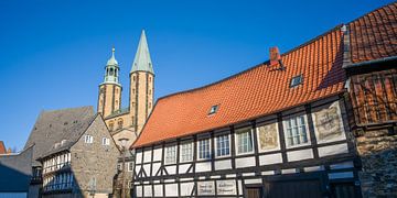 Goslar - Old town with market church by t.ART