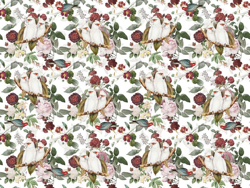 White Spring Wallpaper by Marja van den Hurk
