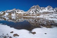 Swiss mountain lake