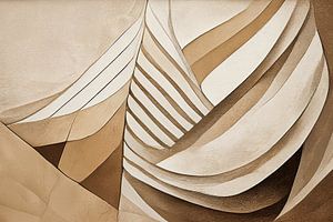 Abstraktes Beige