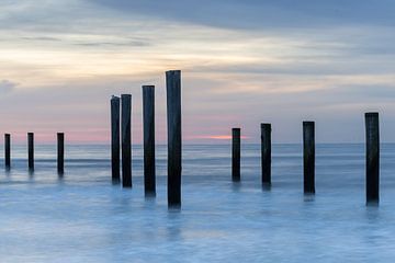 Zonsondergang bij Palendorp Petten van Heidi Bol