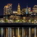 BOSTON Abendliche Skyline von North End & Financial District von Melanie Viola Miniaturansicht
