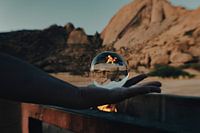 Glazen bol fotografie in Namibië, Afrika