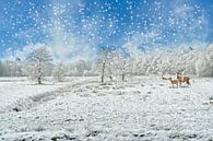 Winter landschap von Jeannette Penris Miniaturansicht