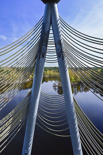 Abstract Lijnenspel: Uitkijktoren Lommel Bosland