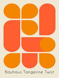 Bauhaus, Tangerine Twist von Hilde Remerie Fotografie und digitale Kunst