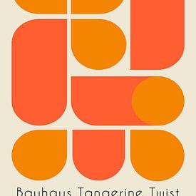 Bauhaus, Tangerine Twist von Hilde Remerie Fotografie und digitale Kunst