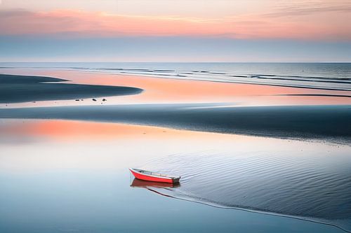 Boot im Wattenmeer-02