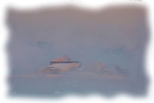 Winter scene Noorwegen