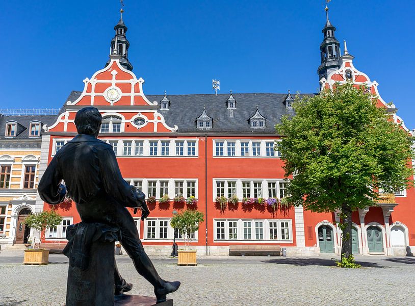 Statue von Bach am Rathaus in Arnstadt von Animaflora PicsStock