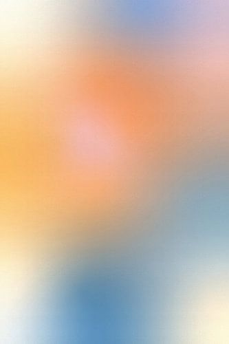 Art néon rétro des années 70. Dégradé abstrait en jaune, bleu, blanc, rose, orange.