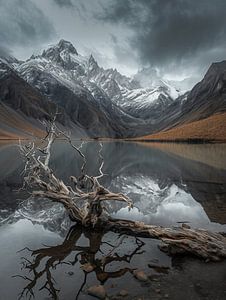 Baum im See