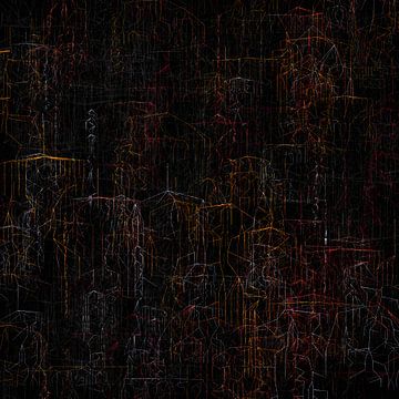 Nibulissa 14 - abstracte digitale compositie van Nelson Guerreiro