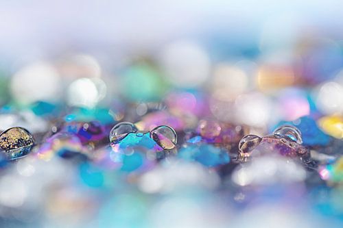 Colourful parade of drops and colours