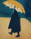 Walking on a rainy day under an umbrella by Art to make a house your home thumbnail