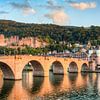 Le vieux pont et le château de Heidelberg sur Michael Valjak