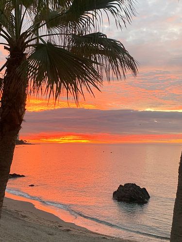 Sonnenaufgang an der Costa del Sol von LaLuna ART