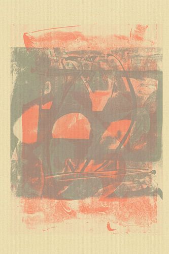 Japandi. Abstracte minimalistische organische vormen