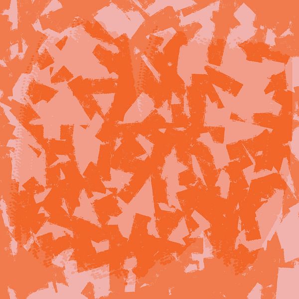 Radiant Abstraction Serenade: Colorful Pastel Brushstroke Joy by Dina Dankers