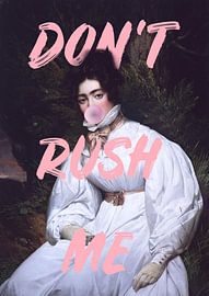 Freche Dame in Rosa von Grace Digital Art Co
