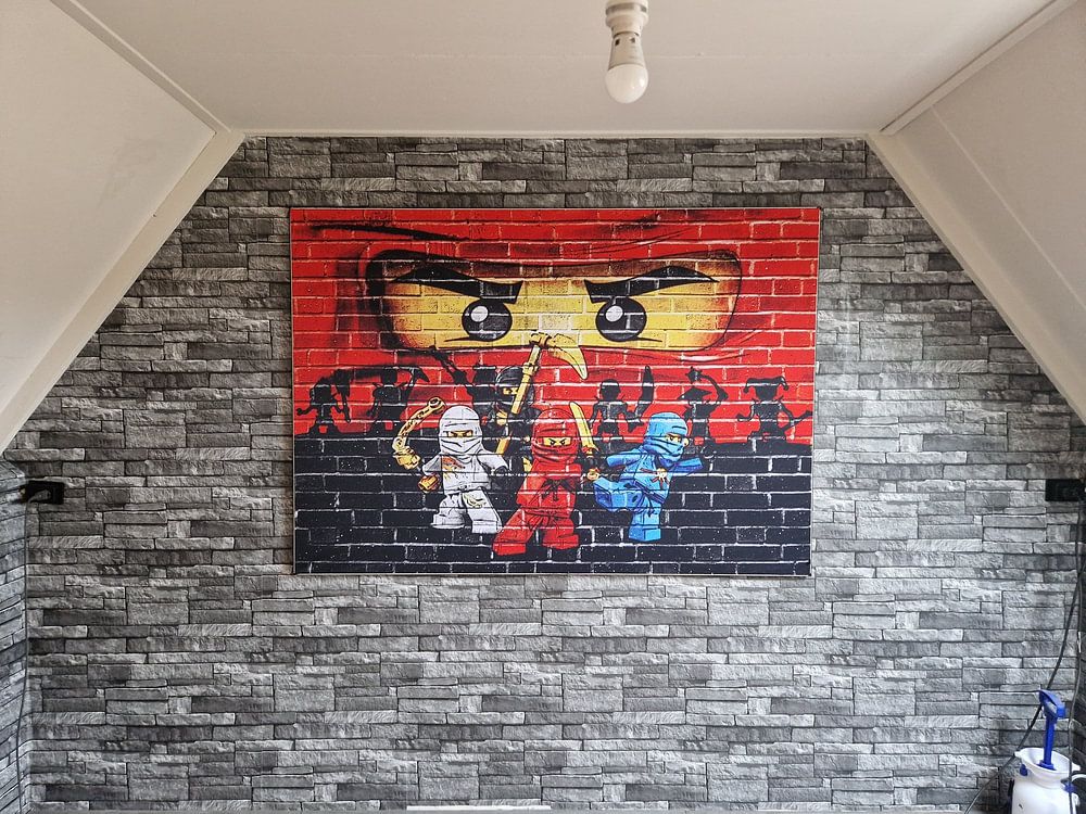 LEGO ninjago Wandgraffiti 3, von Bert Hooijer