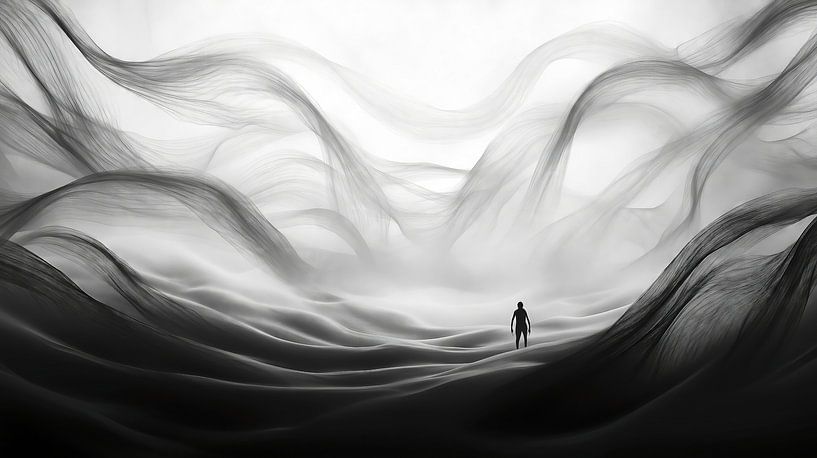 Lonely desert by Frank Heinz