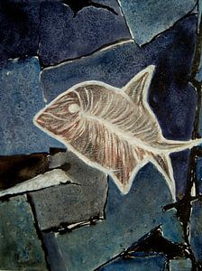 Fossilien - Kugelfisch I