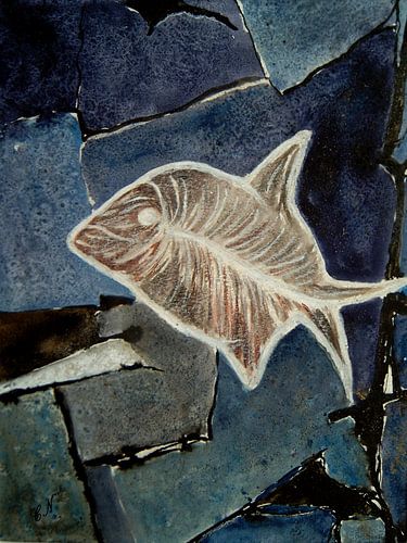 Fossilien - Kugelfisch I