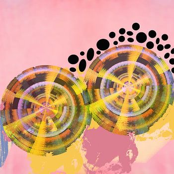 Abstrakt in Bewegung