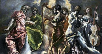 Das Konzert der Engel - El Greco (Domenikos Theotokopoulos), 1608-1614 von Atelier Liesjes