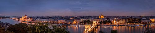 Panoramazicht van Budapest